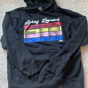 FTR Living Legends Black Graphic Hoodie size L AEW All Elite Wrestling